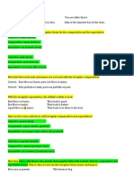 Los Comparativos Irregulares