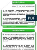 Sample Problems: EEET311a Lecture 1.1 Resistance 1 Sem. 2014-2015