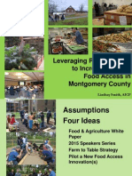 Leveraging Public Assets To Increase Healthy Food Access in Montgomery County