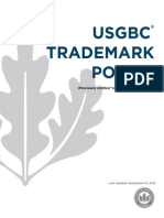 Usgbc Tradmark Policy