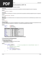 Convenciones de Codificación para Proyectos en .NET C# PDF