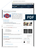Blocking Facebook