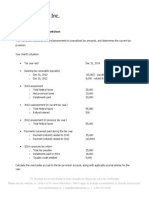 Corporate Tax Continuity Worksheet