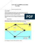 Redundancia de Capa 3 Con HSRP