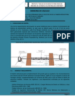 Memoria de Calculo Tubería Aerea PDF