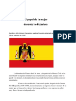 El Papel de La Mujer Durante La Dictadura