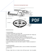 Instrucciones Reloj Despertador Espiaiones Reloj Despertador Espía