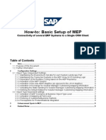 How To MEP Setup