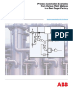 Process Automation Examples From Various Plant Stations in A Beet Sugar Factory