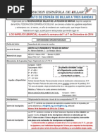 Convocatoria LXXXI Cto. España Tres Bandas (CAR)