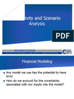 MBA 253 Sensitivity and Scenario Analysis 2012-13