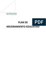 Plan de Mejoramiento Educativo