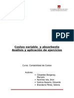 Costeo Variable y Absorvente