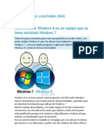 Como Instalar Windows 8 en Un Equipo Que Ya Tiene Instalado Windows 7