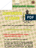 Levantamiento Del Cadaver