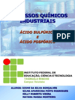 PROCESSOS QUÍMICOS INDUSTRIAIS - Ácido Sulfúrico e Ácido Fosfórico