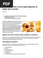 Marathon Faire Un Bon Petit Dejeuner Le Matin de La Course 4770 La66uq PDF