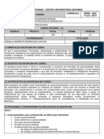 Plano de Ensino (2014 - 54) - Introdução À Psicologia