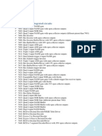 7400 Series Ic's List