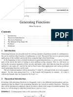 IMOMATH - Generating Functions