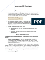 Chromatographic Techniques WORD