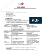 Topic 1-Intro & Cost Classification