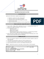 Topic 5 - Job Costing & Batch Costing