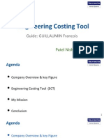 Engineering Costing Tool: Guide: GUILLAUMIN Francois