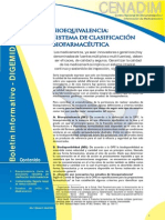 Sistema de Clasificacion Biofarmaceutica