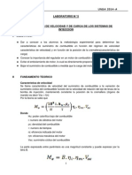 Caracteristicas de Velocidad y de Carga de Los Sistemas de Inyeccion