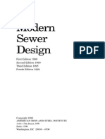 Modern Sewer Design Book For Storm Water Sewer