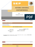 Programa de Historia Universal Contemporanea