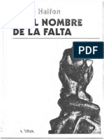  El Nombre de La Falta