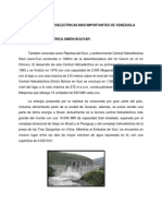 Centrales Hidroelectricas Más Importantes de Venezuela