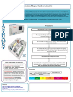 Determination of Sulphur Dioxide in Ambient Air: Procedure