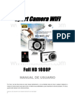 Camara Sport WiFi Manual Usuario PDF