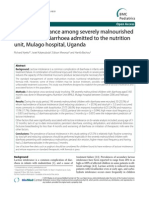 Lactose Intolerance Among Severely Malnourished Children With Diarrhoea Admitted To The Nutrition Unit, Mulago Hospital, Uganda