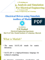 Programming, Analysis and Simulation Using Matlab-For Electrical Engineering