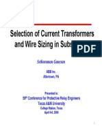 CT Wire Sizing