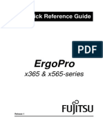 Fujitsu ErgoPro x365 QuickStartGuide