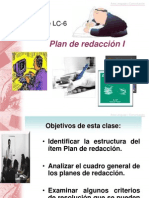 Clase LC-6 Ppt. Plan de Redacción I