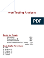 Well Test Course Notes