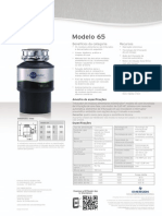 Triturador de Resíduos Alimentares InSinkErator® Modelo 65