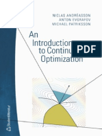 An Introduction To Continuous Optimization