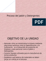 Proceso Del Jabon y Detergentes