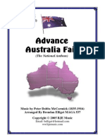 004 Advance Australia Fair (B-Flat) CB Score and Parts Plus Strings PDF