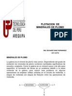 Flotacion de Minerales de Plomo