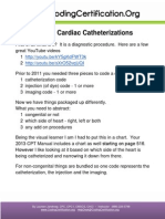 Coding Cardiac Catheterizations