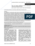 Cleaning Validation Study For Common Equipments Used in Paracetamol Suspension Pediatric 120mg/5ml and Simple Linctus BP