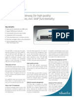 PacketFront DRG 580 Datasheet